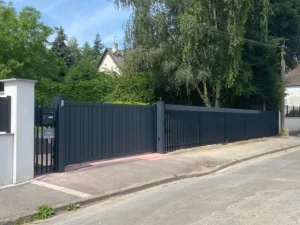 portail coulissant hauteur 1m40