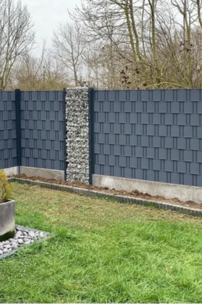 cloture mix match gabion acier